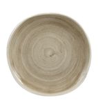 Patina HC801 Antique Organic Round Plates Taupe 264mm (Pack of 12)