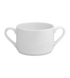 Glacier CE728 Fine China Handled Soup Cups (Pack of 6)