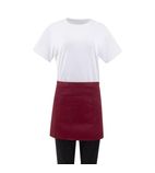 Image of BB177 Waist Bistro Apron Burgundy
