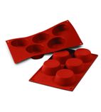 Image of 12250-12 5 Big Muffin 81mm Mould Sheet