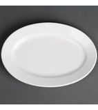CG015 Classic White Oval Plate