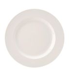 DY313 Pure White Wide Rim Plates 250mm (Pack of 24)