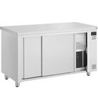 HCP14 1390mm Wide Mobile Hot Cupboard With Plain Top