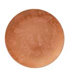 FE106 Crushed Velvet Copper Coupe Plate 255mm (Pack of 6)