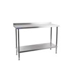 DR323 600mm Self Assembly Stainless Steel Wall Table