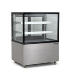 RFG15-2 1500mm Wide Flat Glass Patisserie Serve Over Counter Display Fridge