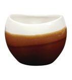 Image of Monochrome DY168 Bulb Chip Mugs Cinnamon Brown 300ml (Pack of 6)