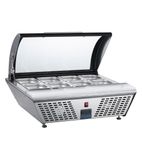 Image of G-Series GL178 4 x 1/3GN Refrigerated Countertop Food Prep Topping Unit With Chopping Board