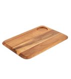 DP156 Rounded Acacia Wooden Serving Board