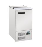 G-Series GH333 109 Ltr Single Door Stainless Steel Refrigerated Pizza / Saladette Prep Counter