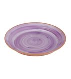 La Vida Melamine Plate Round Purple 405mm - DF203