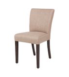Image of GR367 Contemporary Dining Chair Natural Hessian (Pack of 2)