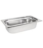Image of K818 Stainless Steel 1/4 Gastronorm Tray 65mm