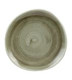 Patina HC822 Antique Organic Round Plates Green 210mm (Pack of 12)