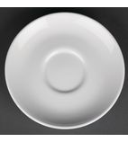 Image of CG031 Classic White Cappuccino Saucer
