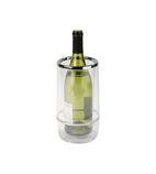 D2666 Wine Cooler Double Walled Clear 12cm Acrylic