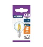 Filament LED Round SES Warm White Light Bulb 4/40w