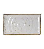 Image of Craft Melamine VV459 Rectangular Platters White 1/3GN (Pack of 3)