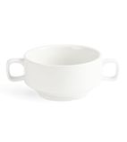 Image of Whiteware C239 Soup Bowls With Handles 400ml (Pack of 6)