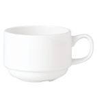 V0091 Simplicity White Stacking Slimline Cups 200ml (Pack of 36)