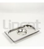 Image of TA37 Heavy Duty Stainless Steel 1/4 Gastronorm Tray Lid
