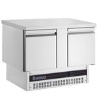 BPV7300-HC Heavy Duty 232 Ltr 2 Door Stainless Steel Refrigerated Prep Counter
