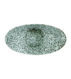 FA507 Mineral Oval Chef Plates Green 173 x 347mm