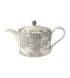 Image of FE119 Crushed Velvet Grey Charnwood Tea Pot L S (Pack of 1)