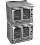 Dominator Plus G2112/2/N Heavy Duty 2/1GN Natural Gas Two Tier Manual Convection Oven