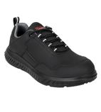 BA064-37 Slipbuster Recycled Microfibre Safety Trainer Matte Black 37