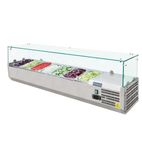 Image of G-Series G609 7 x 1/4GN Refrigerated Countertop Food Prep Display Topping Unit