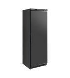 FB048 Light Duty 400 Ltr Upright Single Door Black Fridge