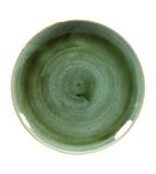 DF996 Round Coupe Plates Samphire Green 217mm