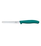 JK094 Serrated Tomato Knife Green 4.3" (Pack of 2)