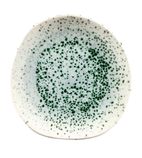 FC123 Studio Prints Mineral Green Centre Print Organic Round Plates 186mm (Pack of 12)