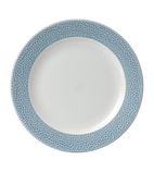 Image of FD838 Isla Spinwash Profile Footed Plates Ocean Blue 232mm (Pack of 12)