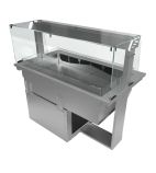 D3RWSL 3 x 1/1GN Refrigerated Drop-in Display Merchandiser