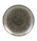 Studio Prints Raku HC768 Round Coupe Plates Quartz Black 260mm