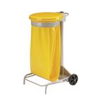 CE013 Collecroule Yellow Mobile Sack Trolley