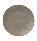Crushed Velvet Grey Coupe Plate 164mm (Pack of 6)