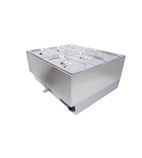 Image of 1985 6 x 1/3GN Electric Countertop Wet Heat Bain Marie With Pans