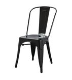 Image of Bistro GL331 Side Chairs Steel Black (Pack of 4)