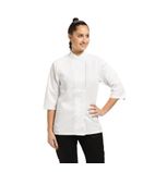 B186-XXL Cool Vent Verona Womens Chefs Jacket White 2XL