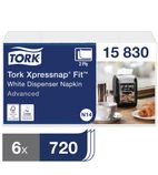 Image of FS373 Xpressnap Dispenser Fit Napkins White (Pack of 6 x 720)