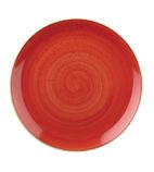 DB061 Round Coupe Plates Berry Red 260mm (Pack of 12)