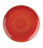 DB061 Round Coupe Plates Berry Red 260mm