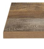 DR821 Pre-Drilled Square Table Top Urban Dark 600mm