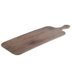 GN562 Oak Effect Rectangle Handled Paddle Board 480mm