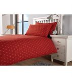 Perth HN857 Duvet Cover Terracotta Single