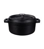 Pre-Seasoned CZ013 Cast Iron Casserole Pan 240mm